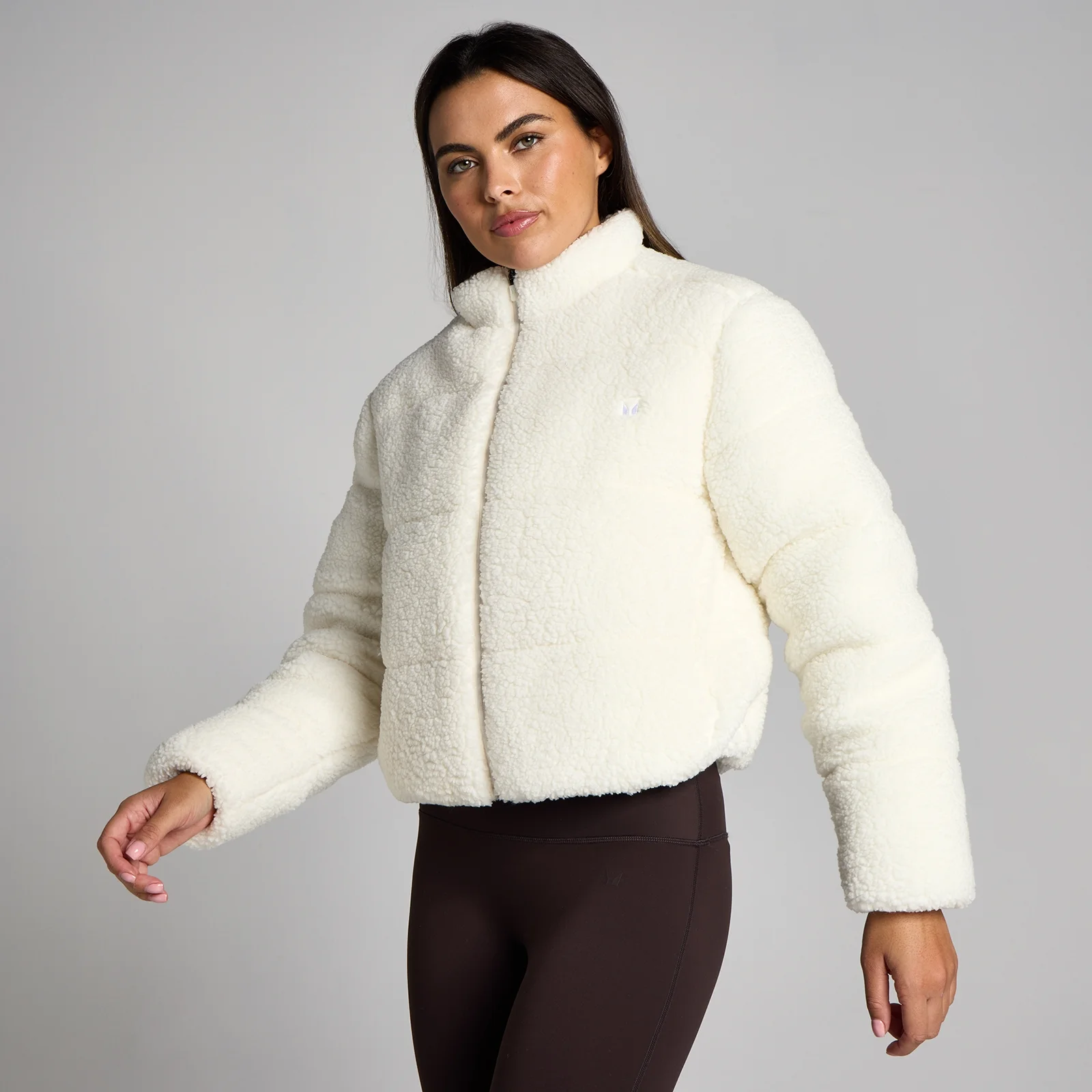 MP ženska Borg puffer jakna - Pearl - S Slika 1