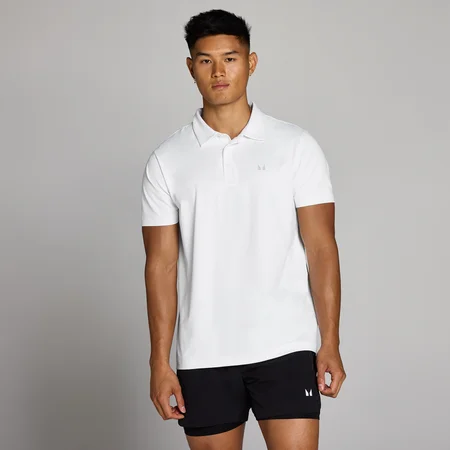 MP Men's Training Polo majica - Bela