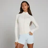 MP ženska Tempo Ultra Seamless jakna sa punim patentnim zatvaračem - Mist/Silver