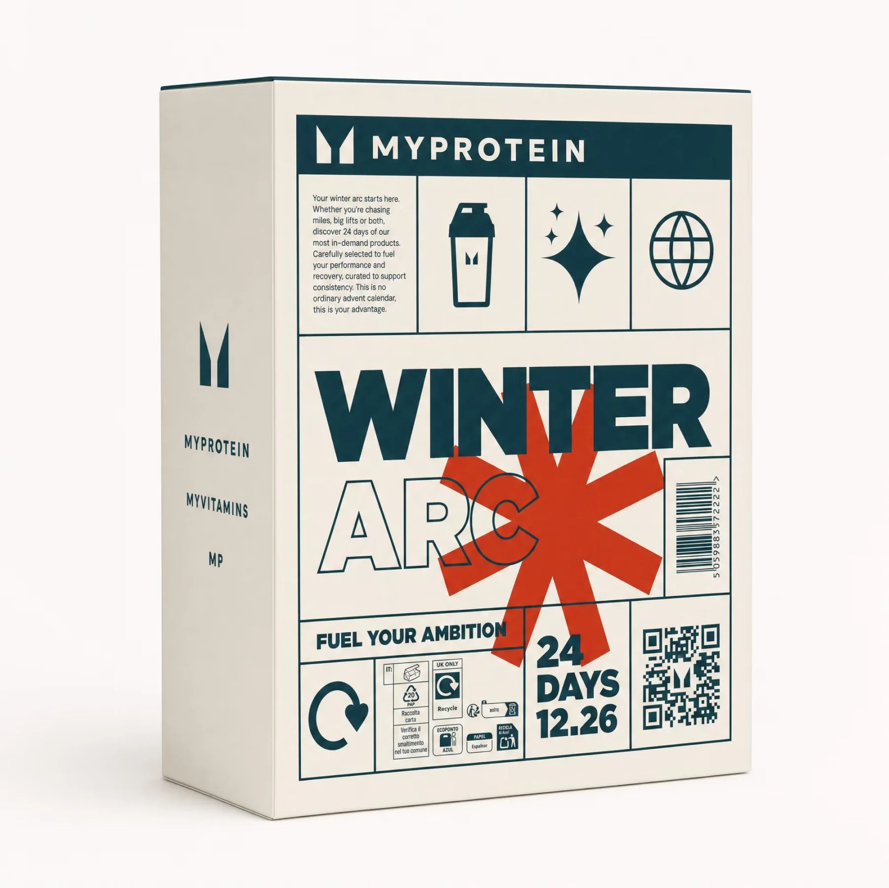 Myprotein Adventski Kalendar 2026 Slika 1