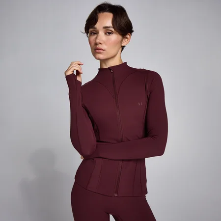 MP Women's SculptForm jakna sa patentom - Tamnocrvena jagoda