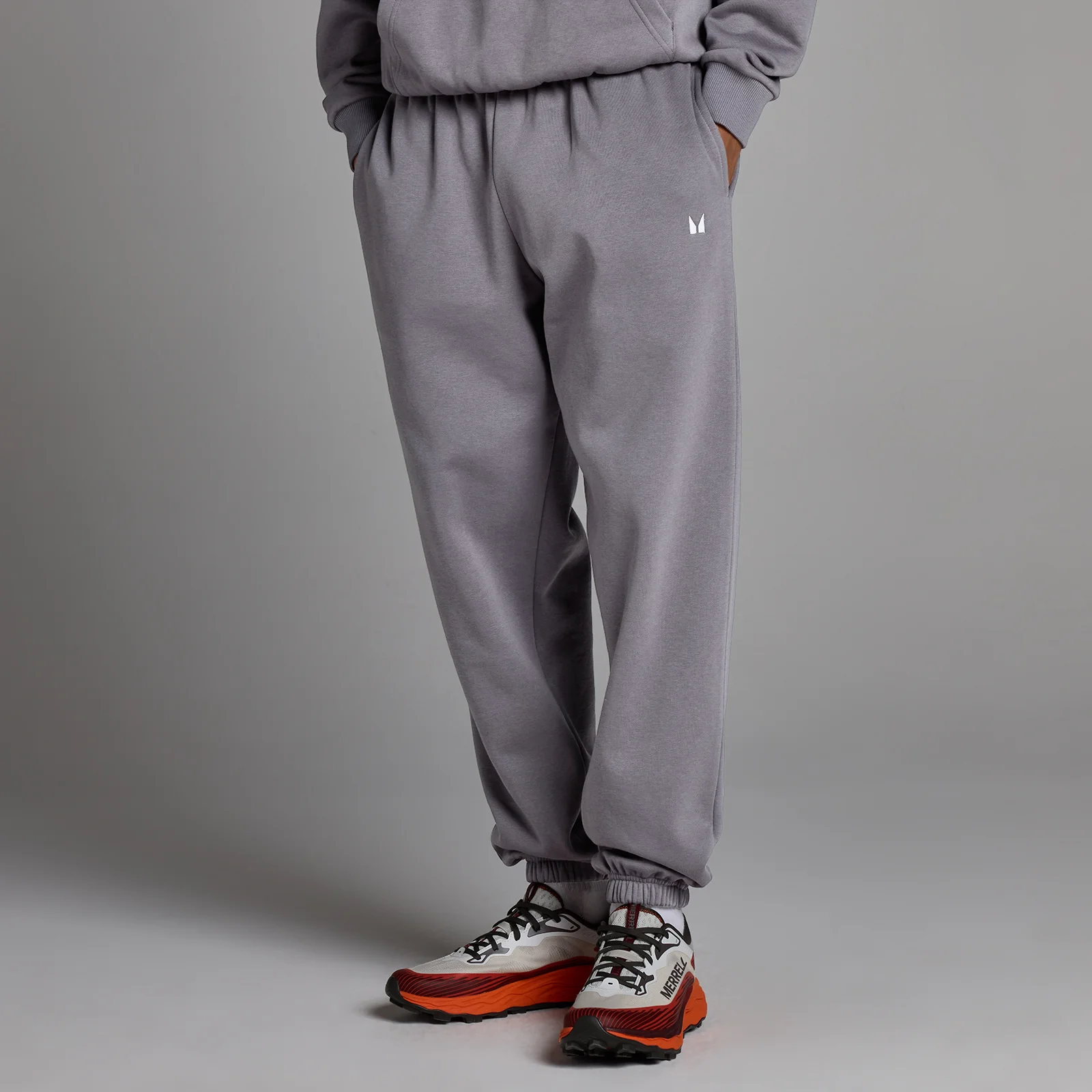 MP muška Rest Day oversized trenerka - Tamno siva melanž - M Slika 1