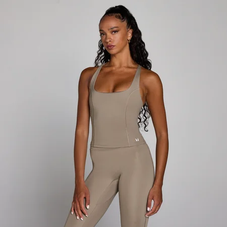 MP Ženski Trening Majica Racer Back - Light Taupe