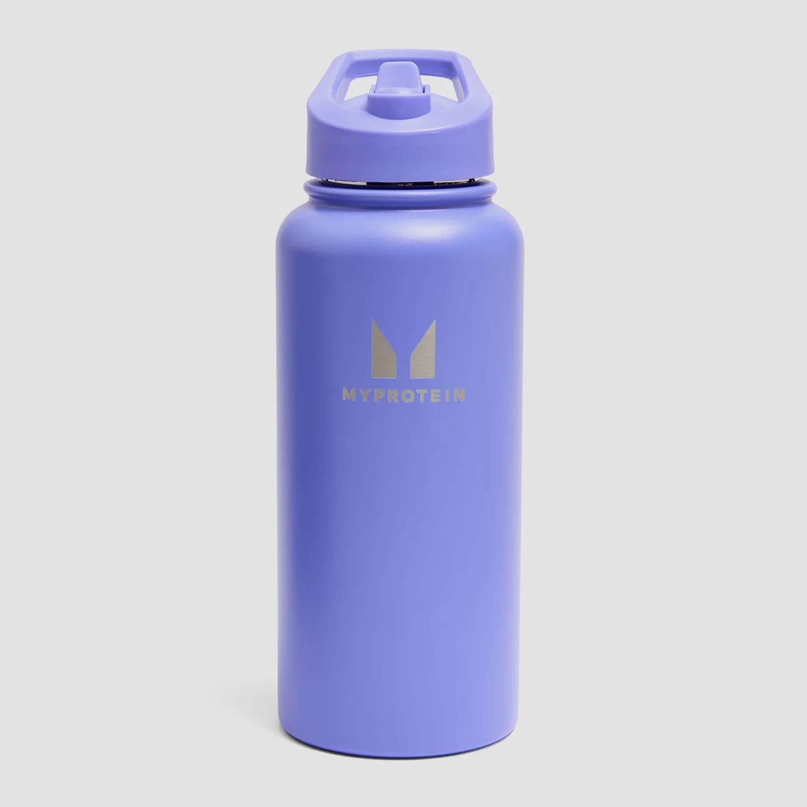 Myprotein Reciklirana Metalna Boca sa Slamkom 1L - Tamno Plava Slika 1
